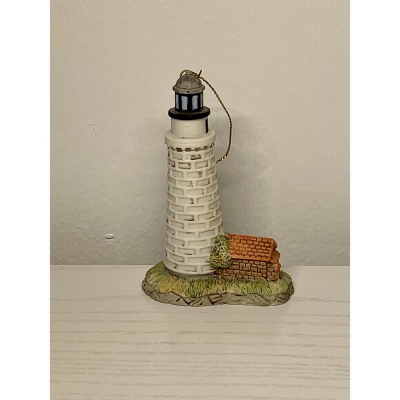 Geo. Z Lefton 1996 Lighthouse Ornament Cana Island, WI #10987 Hand Painted VTG - Picture 2 of 6